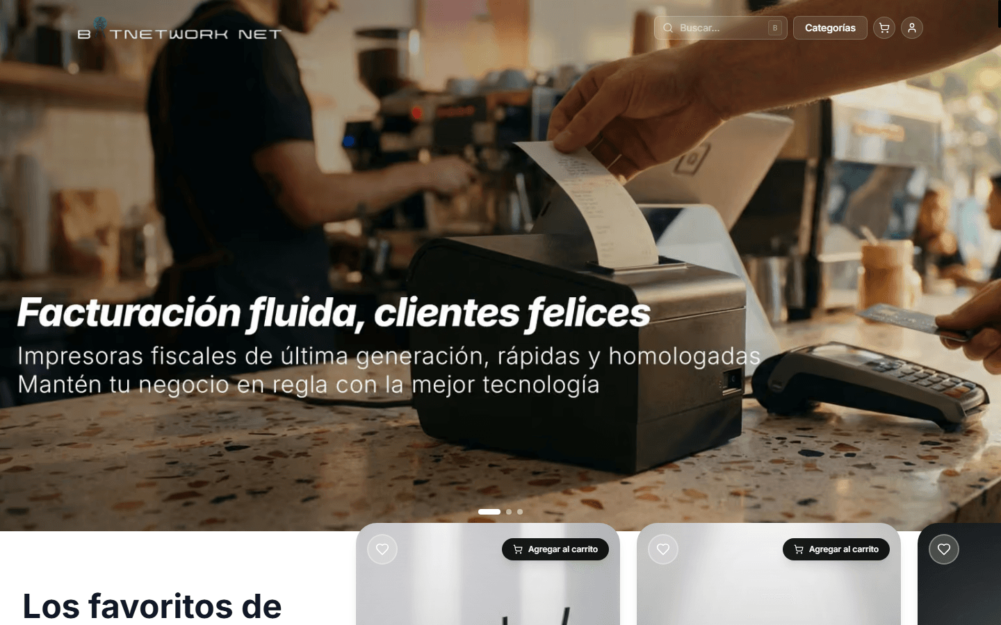 Página de inicio de BitNetwork